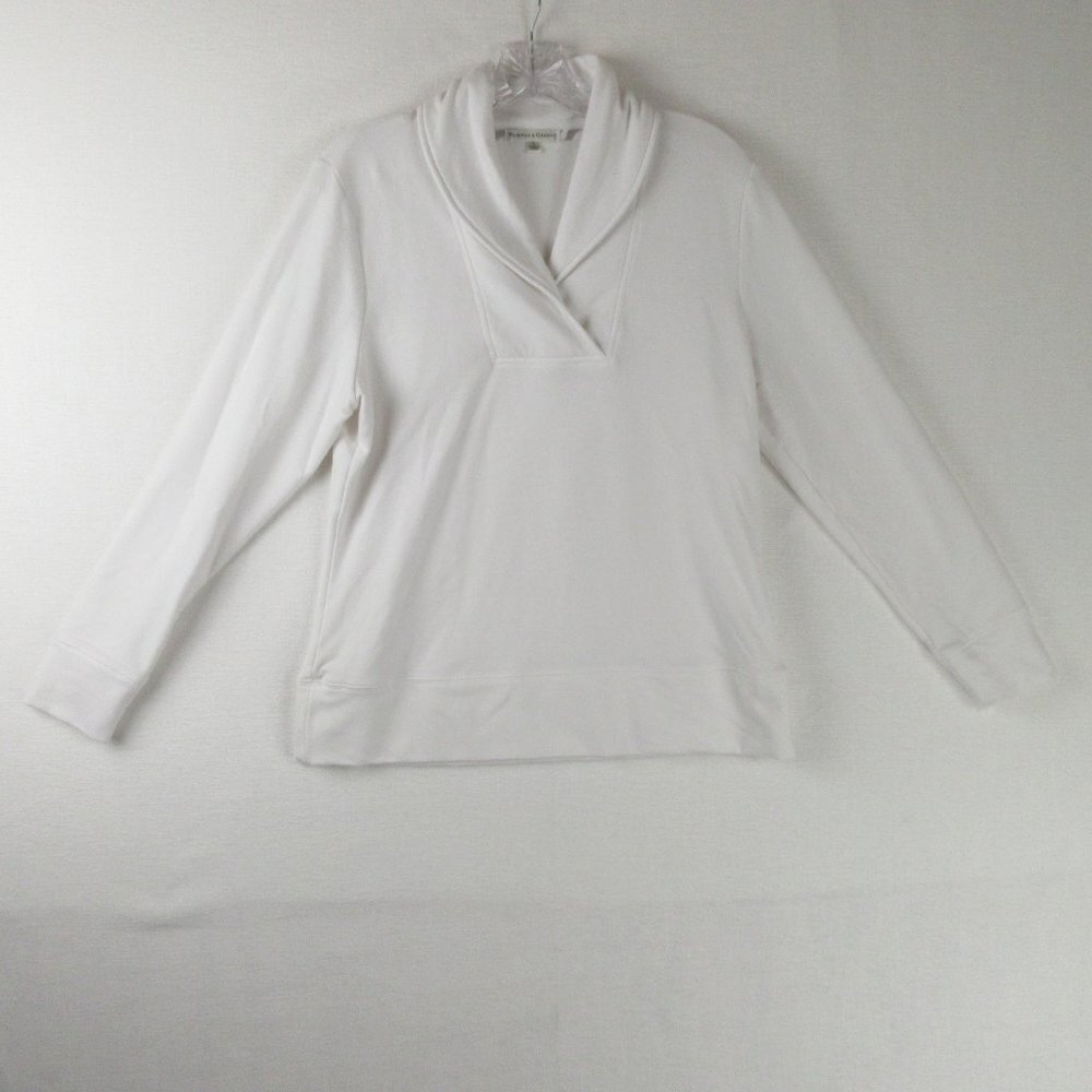 Fairway and Greene Cowl Neck Sweatshirt Size L Long Sleeve Pullover
